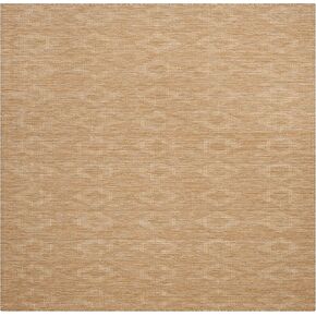 SAFAVIEH Courtyard Collection 4' Square Natural / Natural CY8522 Indoor/ Outdoor Patio Backyard Mudroom Accent--Rug