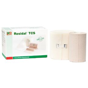 Rosidal TCS Compression Bandage Kit, Two Component System for Lymphedema & Swelling, Includes Rosidal SC Soft Wrap & Rosidal CC Cohesive Compression Wrap for Sensitive Skin, Case of 14 Sets