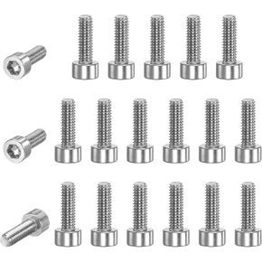 10-Pack Torx Bolt Spline Screw T20 M4x12mm 0.7mm Pitch Cylindrical Head Plum Screws 304 Stainless Steel for String Trimmer Chainsaw/Light Bar Part Replacement [Silver]