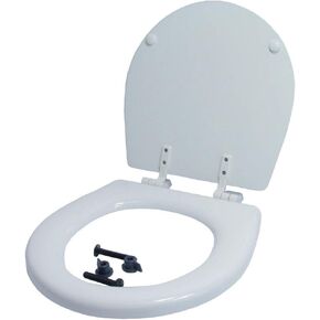 Jabsco 29097-1000 Replacement Toilet Seat and Lid, Compact Size Small