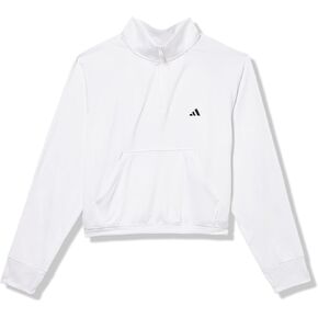 adidas Women's Game and Go Quarter-Zip Fleece Training Top