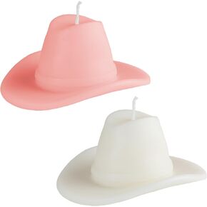 Cowboy Hat Candle (White)