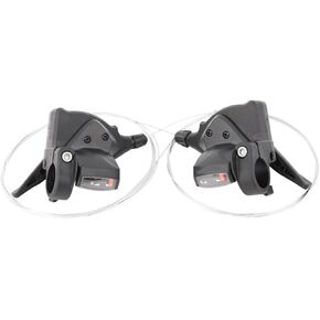3x8 24Speed ​​Bicycle Shifter Set, Mountain Bike Shifter Brake Shifter Bicycle Shifter Brake Lever for Bicycles Road Bike Mountain Bike City Bike Folding Bike