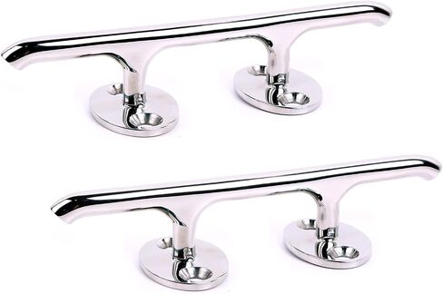 Boat Dock Cleats 4 Inch Stainless Steel Cleat Eagle Series (Washed Stainless Steel, 2 PCS) in Saudi Arabia