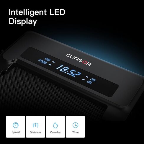 جهاز سير CURSOR FITNESS تحت المكتب، وسادة مشي للمنزل الصغير، 2.5 حصان هادئ بدون فرشاة، سعة 265 رطل in Kuwait