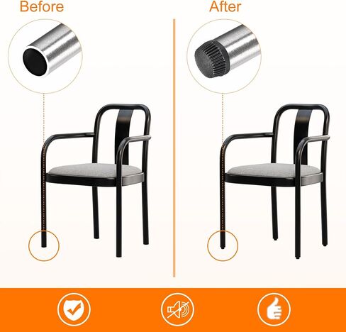 uxcell 8Pcs Inserts for Square Tubes with Leveling Feet, for 25x25mm Dia Square Tube, Black Plastic Furniture Chair Leg Plug Blanking End Caps Insert Plugs in Saudi Arabia