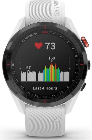 إطار سيراميك Garmin Approach S62 مع حزام سيليكون أسود وساعة جولف GPS والمزيد in Saudi Arabia