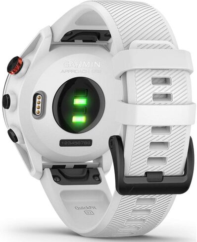 إطار سيراميك Garmin Approach S62 مع حزام سيليكون أسود وساعة جولف GPS والمزيد in Saudi Arabia
