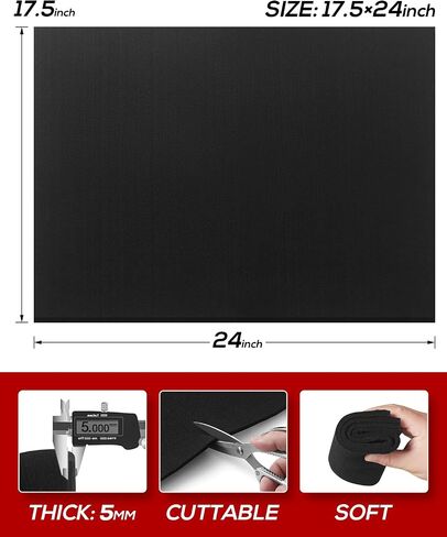 Carbon Felt Welding Blankets, Flame Retardant Fabric Material, 5MM Heat Shield Withstand High Temperature, Fireproof Mat for Soldering Brazing Plumbing, Protect from Sparks Spatter(8 * 12inch) in Saudi Arabia