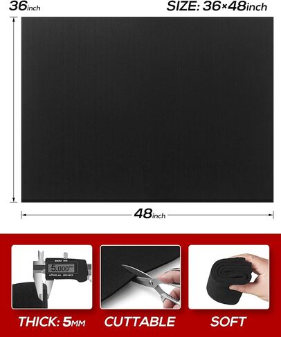 Carbon Felt Welding Blankets, Flame Retardant Fabric Material, 5MM Heat Shield Withstand High Temperature, Fireproof Mat for Soldering Brazing Plumbing, Protect from Sparks Spatter(8 * 12inch) in Saudi Arabia