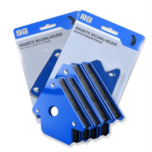 PGN 11 LBS Welding Magnet Holder - Pack of 4 Welding Magnetic Holder - Welding Magnets and Clamps for 45, 90, and 135 Degree Angles, Welding Tools and Accessories, Super Strong Magnets in Saudi Arabia