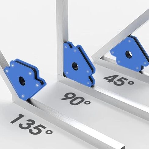 PGN 11 LBS Welding Magnet Holder - Pack of 4 Welding Magnetic Holder - Welding Magnets and Clamps for 45, 90, and 135 Degree Angles, Welding Tools and Accessories, Super Strong Magnets in Saudi Arabia