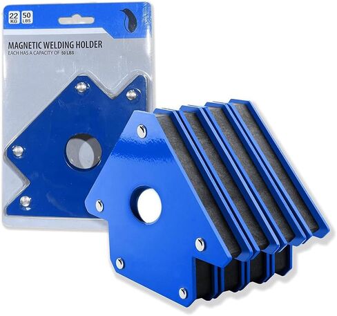 PGN 11 LBS Welding Magnet Holder - Pack of 4 Welding Magnetic Holder - Welding Magnets and Clamps for 45, 90, and 135 Degree Angles, Welding Tools and Accessories, Super Strong Magnets in Saudi Arabia