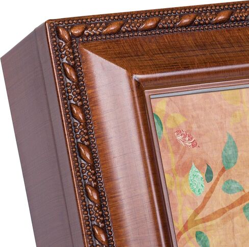 Cottage Garden Always Believe Woodgrain Rope Trim Jewelry Music Box Plays Wonderful World in Saudi Arabia