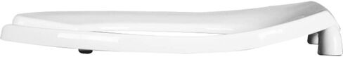 BEMIS 2155CT 000 Commercial Heavy Duty Open Front Toilet Seat without Cover that will never loosen & Reduce Call-backs, ELONGATED, Plastic, White in Kuwait