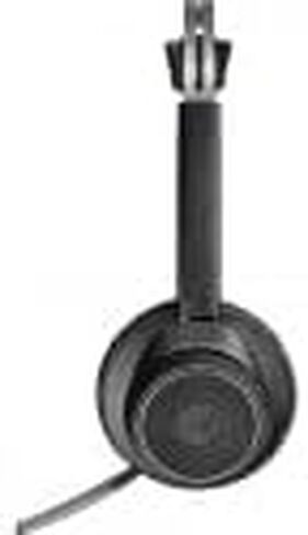 Plantronics - Voyager Focus UC مع حامل شحن (بولي) - سماعة رأس بلوتوث مزدوجة الأذن (ستيريو) مع ميكروفون بوم - متوافق مع USB-A PC/Mac - إلغاء الضوضاء النشط - يعمل مع الفرق (معتمد)، تكبير والمزيد in Saudi Arabia