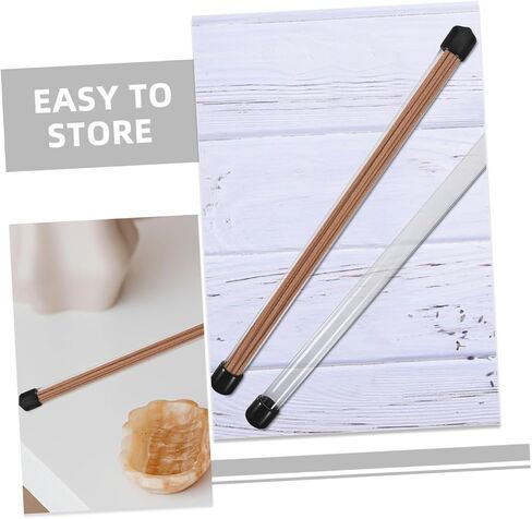12pcs Agarwood Tube Incense Sample Storage Tube Storage Holder for Incense Stick Portable Incense Holder Clear Incense Tube Portable Incense Container Incense Stick Tube in Saudi Arabia