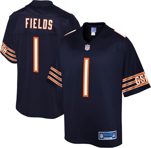 NFL PRO LINE Men's Justin Fields Navy Chicago Bears Jersey in Saudi Arabia