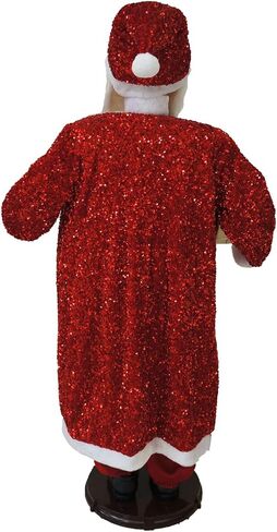 Fraser Hill Farm 58-in. Dancing Mrs. Claus with Festive Basket, Indoor Animated Holiday Home Decor, Motion-Activated Christmas Animatronic in Kuwait
