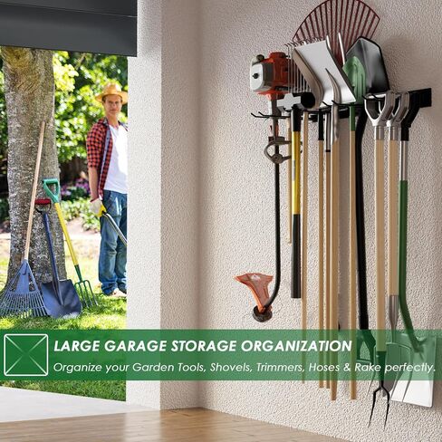 Garage Hooks Garden Tool Organizer Heavy-Duty (Standard, 1) in Saudi Arabia