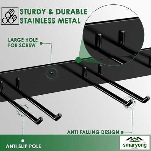 Garage Hooks Garden Tool Organizer Heavy-Duty (Standard, 1) in Saudi Arabia
