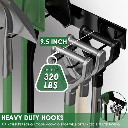 Garage Hooks Garden Tool Organizer Heavy-Duty (Standard, 1) in Saudi Arabia