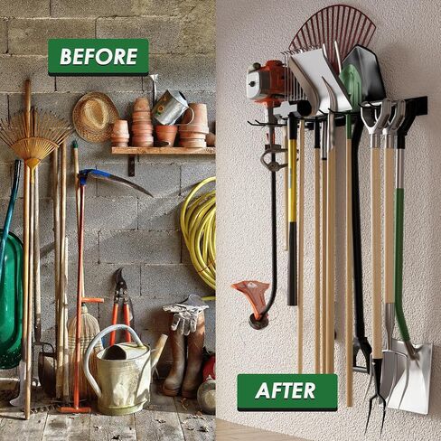 Garage Hooks Garden Tool Organizer Heavy-Duty (Standard, 1) in Saudi Arabia