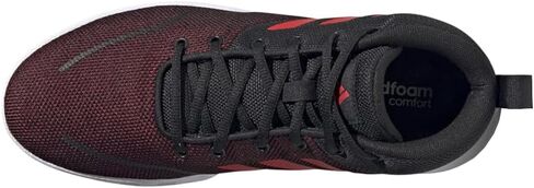 adidas Men's OwnTheGame Basketball Shoe, Black/Red/White, 10.5 M US in Saudi Arabia