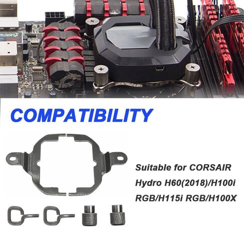 حامل تثبيت مبرد لمجموعة FM3 AM3 AM4 AMD لـ H60(2018) H100i H115i RGB H100x in Saudi Arabia