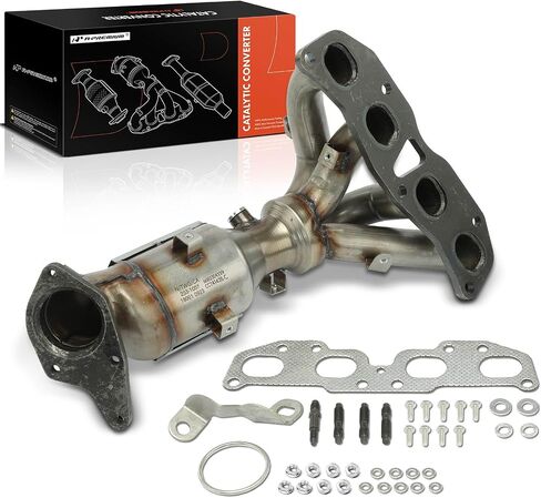 طقم المحول الحفاز الخلفي الممتاز A-Prime Fit متوافق مع Nissan Rogue 2008-2013، Rogue Select 2014-2015، 2.5L، متوافق مع EPA in Kuwait