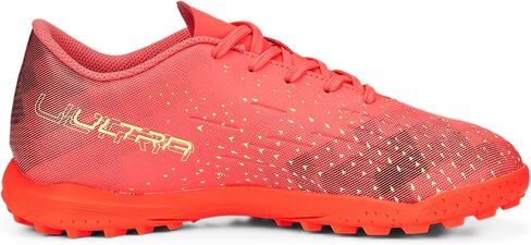 حذاء PUMA Ultra Play Kids Turf باللون المرجاني الناري in Saudi Arabia