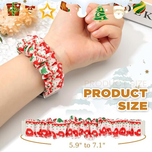 Scrunchies Watch Bands Compatible with Gizmo Watch 3 2 1, Gabb Watch 3 2 1, SyncUP Kids Watch, 20mm, Quick Release, Replacement Wristband for Kids Boys Girls in Saudi Arabia