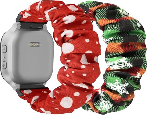 Scrunchies Watch Bands Compatible with Gizmo Watch 3 2 1, Gabb Watch 3 2 1, SyncUP Kids Watch, 20mm, Quick Release, Replacement Wristband for Kids Boys Girls in Saudi Arabia