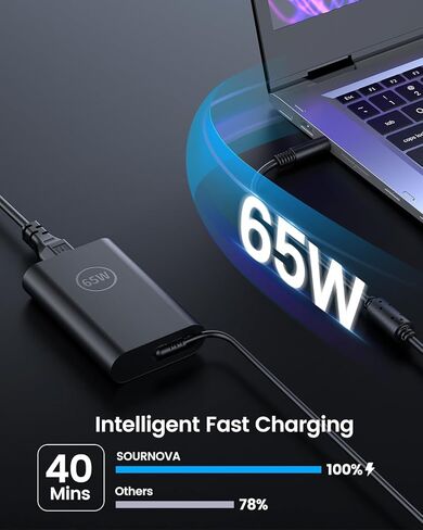 65W استبدال لديل خط العرض 5400 5500 5480 5490 5580 5590 7490 7480 7390 7290 7280 E5400 E5420 E5450 E5470 E5480 E5570 E6420 E6430 E6540 E7470 E7480 19. 5 فولت 3.34 أمبير 7.4*5.0 مللي متر in Kuwait
