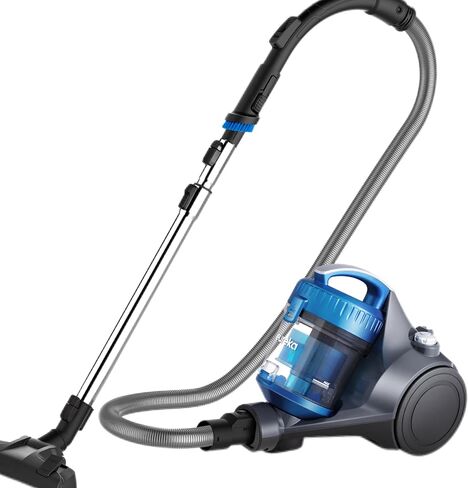 Eureka Bagless Canister Vacuum Cleaner, Lightweight Vac for Carpets and Hard Floors, Silver with Black in Saudi Arabia
