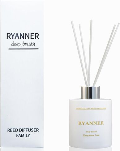 Reed Diffuser Set | Citrus Scent for Bathroom Shell Decor | Sticks Defusers with 5.2oz Essential Oils | Home Fragrance Reed Diffuser for Bathroom Bedroom Office Decor & Gifts in Saudi Arabia
