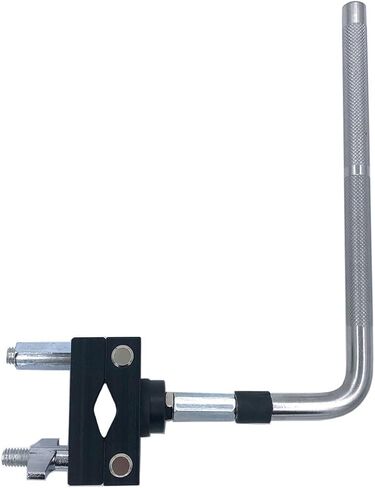 Single L Rod Mount Clamp Adjustable Drum Clamp Metal L-Rod Cowbell Mounting Bracket Percussion Mount Holder for Tom Durm Set Parts Extension Clip Accessory Hardware in Saudi Arabia
