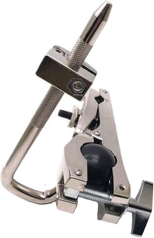 Single L Rod Mount Clamp Adjustable Drum Clamp Metal L-Rod Cowbell Mounting Bracket Percussion Mount Holder for Tom Durm Set Parts Extension Clip Accessory Hardware in Saudi Arabia