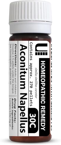 Aconitum Napellus 1M Homeopathic Remedy, 270 Pellets in Kuwait