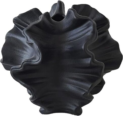 Modern Art Ceramic Coral Flower Vase Home and Office Decoration Sculpture Work Bohemian Decoration Coffee Table Office Bookshelf Living Room Decoration (White) in Kuwait