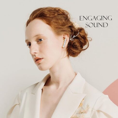 ELLA'S EARS Jewelry Style Wireless Ear Buds for Girls Waterproof and Sweatproof Bluetooth Earbuds Effortless Setup Hi-Res Sound Earphones Touch Control Noise-Canceling Headphones in Kuwait