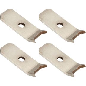4pcs Trailer Wood Deck Clips Heavy Duty Floor Hold Down Steel Clips 1/4" Plate, Board Bearclaw Steel Clips Tie Down Anchor Kit for Utility Trailers and Flatbed Cargo, Trucks, Warehouse, Boat