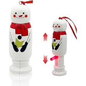 Funny Snowman Pendant - Stretchable Christmas Decoration for Tree, Christmas Decorations, Festive Snowman Ornament, Perfect for Holiday Crafts