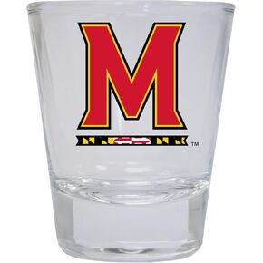 R and R Imports Maryland Terrapins Round Shot Glass Officially Licensed Collegiate Product