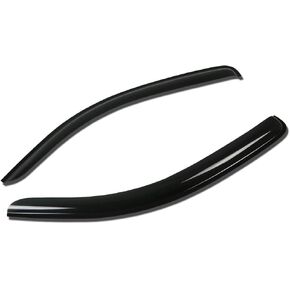 DNA motoring WVS-095 Dark Smoke Vent Window Visor Deflector Rain/Sun Guard, 4 Piece