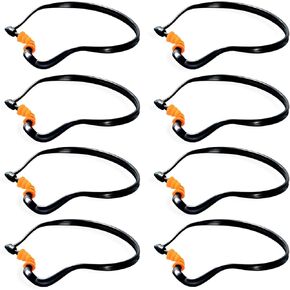 8 Pcs Banded Ear Plugs for Sleep Hearing Protection Noise Reduction, Earplugs Lightweight for Concerts, Work, Shooting, Construction