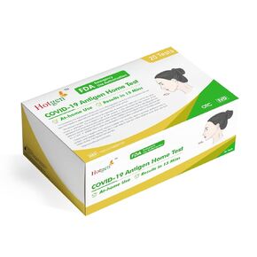 COVID-19 Antigen Home Test - 1 Pack, 20 Tests Total, FDA EUA Authorized OTC at-Home Self Test,COVID Self Test Results in 15 Mins with Nasal Swab No Discomfort