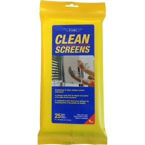 Ettore Clean Screens, 25 Wipes Per Pack