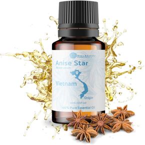 Star Anise Essential Oil - Anise Oil Direct from Malagassi Essential Oils -Star Anise Oil for Aromatherapy - Anise Essential Oil for Diffusers - Star Anise Bulk -Anise Seed Oil(15 mL)