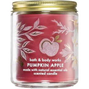 باث آند بودي وركس 2 عبوة من شمعة معطرة بفتيل واحد من اليقطين والتفاح 7 أونصة/198 جم in Kuwait